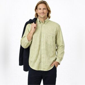 Ermenegildo Zegna Rare Vintage Made in Italy Men’s Plaid Button Down Shirt  💛